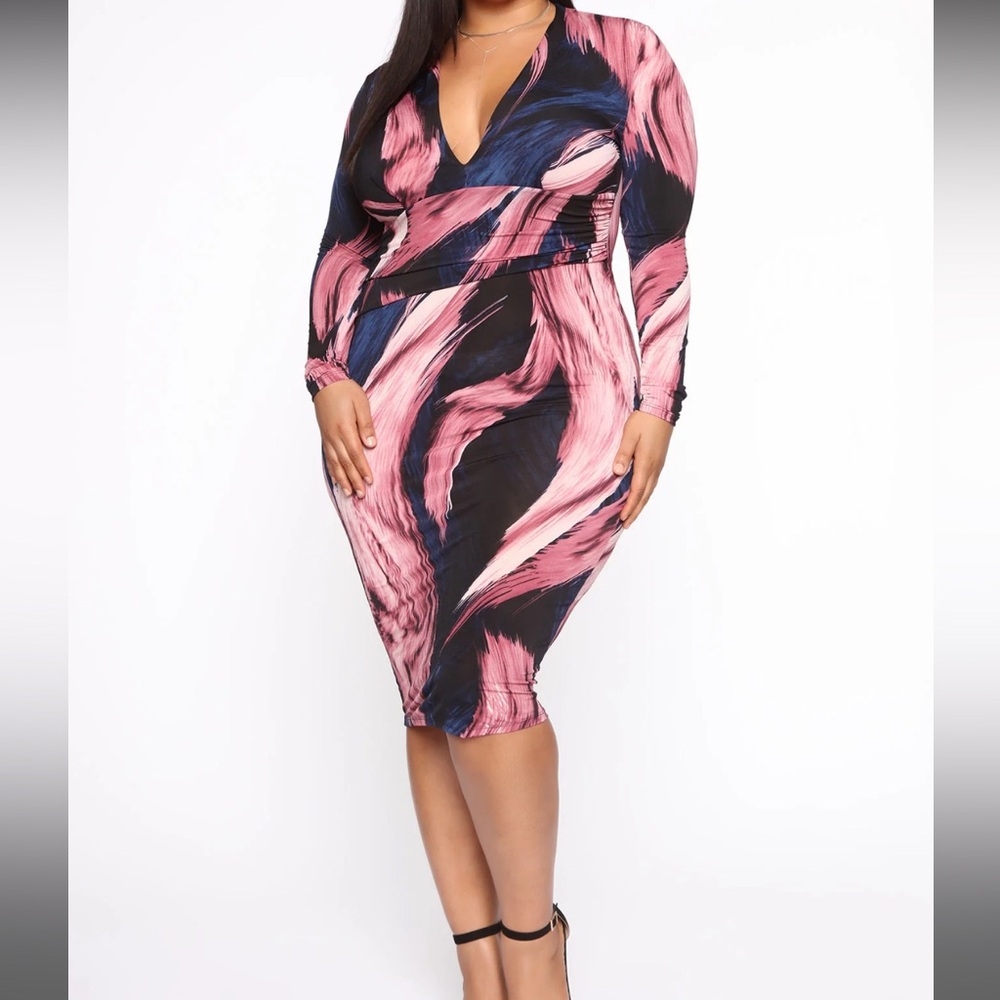 Elegant Multicolor Women's Dress